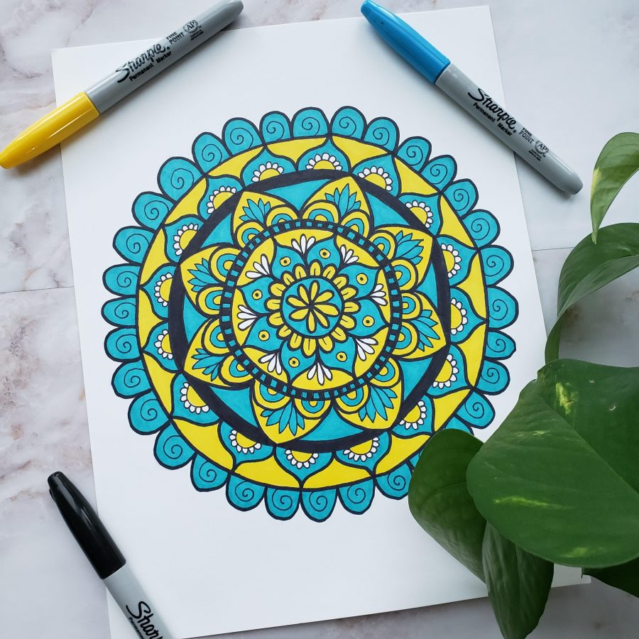 simple mandal art