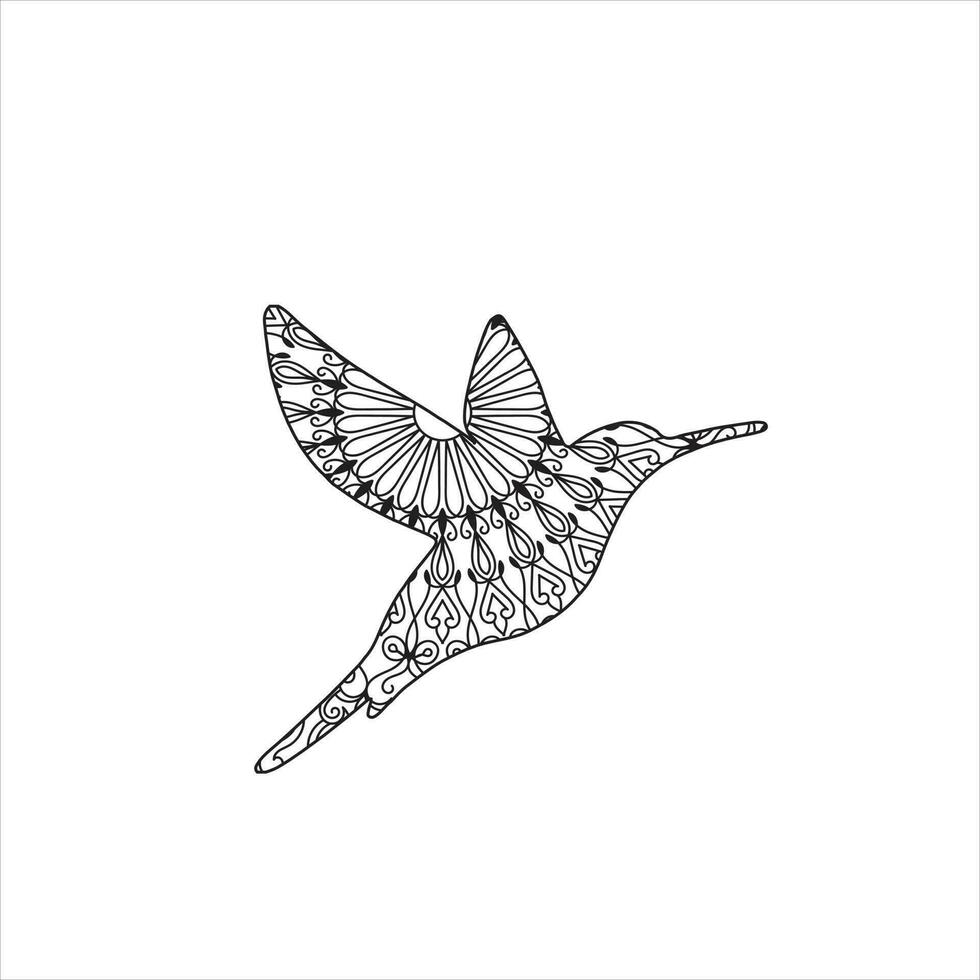 Vector Bird Mandala